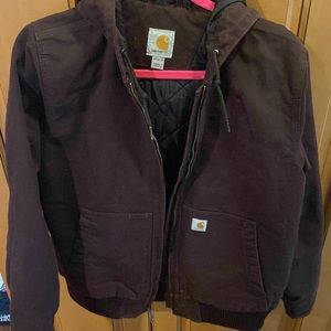 Woman’s loose fit washed duck insulated active jacket